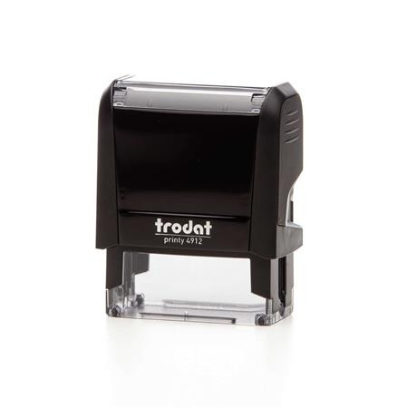 Bélyegző, TRODAT Printy 4912, fekete ház, fekete párnával (IT4912F)