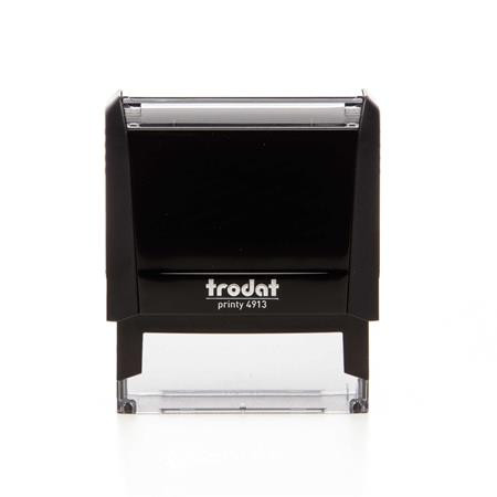 Bélyegző, TRODAT Printy 4913, fekete ház, fekete párnával (IT4913FF)
