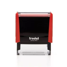   Bélyegző, TRODAT Printy 4913, piros ház, fekete párnával (IT4913P)