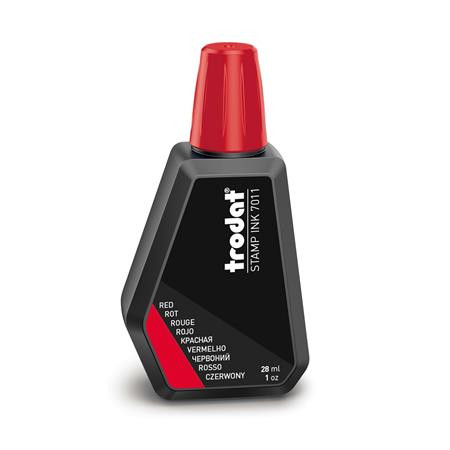 Bélyegzőfesték, 28 ml, TRODAT, piros (IT7011P)