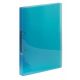 Gyűrűs könyv, 2 gyűrű, 25 mm, A4, PP, VIQUEL Propyglass, kék (IV020246)