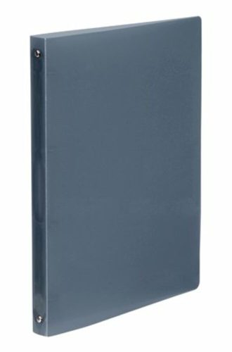 Gyűrűs könyv, 4 gyűrű, 25 mm, A4, PP, VIQUEL Propyglass, füstszínű (IV020938)