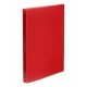 Gyűrűs könyv, 4 gyűrű, 25 mm, A4, PP, VIQUEL Propyglass, piros (IV020943)