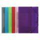 Gumis mappa, 15 mm, PP, A3, VIQUEL Propyglass, vegyes színek (IV113283)