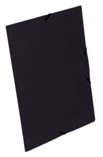 Gumis mappa, 15 mm, PP, A4, VIQUEL Essentiel, fekete (IV133005)
