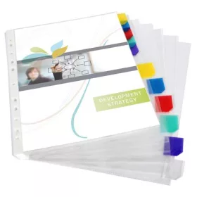   Genotherm, lefűzhető, jelölőfüles, A4, 90 mikron, víztiszta, 12 részes, VIQUEL (IV154316)