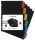 Regiszter, műanyag, A4 Maxi, 6 részes, VIQUEL Rainbow Class, fekete (IV157067)
