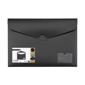   Irattartó tasak, A3, PP, bújtatós záródás, VIQUEL Creativ Gallery, fekete (IV564005)
