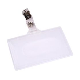   Névkitűző, csíptetővel, 88x54 mm, VICTORIA OFFICE (IVONCS)