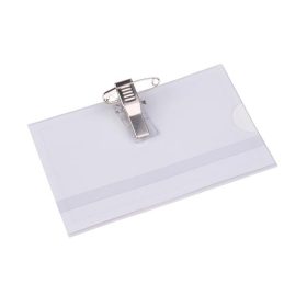   Névkitűző, csíptetővel és tűvel, 88x54 mm, VICTORIA OFFICE (IVONCST)