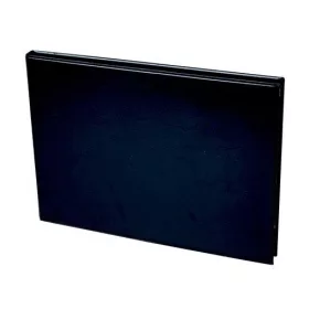   Villámzáras mappa, A4, fekvő, VICTORIA OFFICE, fekete (IVVMF)