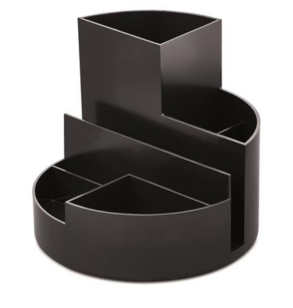 Írószertartó, újrahasznosított, MAUL Roundbox, fekete (JM4117690ECO)