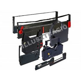   S015633 Festékszalag LQ 300, 400, 570 nyomtatókhoz, EPSON, fekete (KE015633)