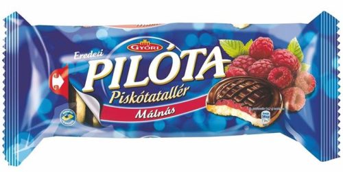Piskótatallér, 147 g, GYŐRI Pilóta, málna (KHE010)