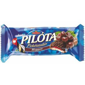 Piskótatallér, 147 g, GYŐRI Pilóta, meggy (KHE011)