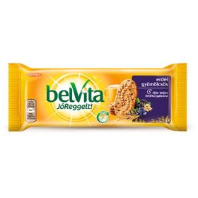   Keksz, 50 g, GYŐRI Belvita Jó reggelt, erdei gyümölcsös (KHE081)