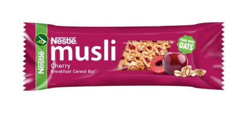 Müzliszelet, 35 g, NESTLÉ, cseresznyés (KHE183)