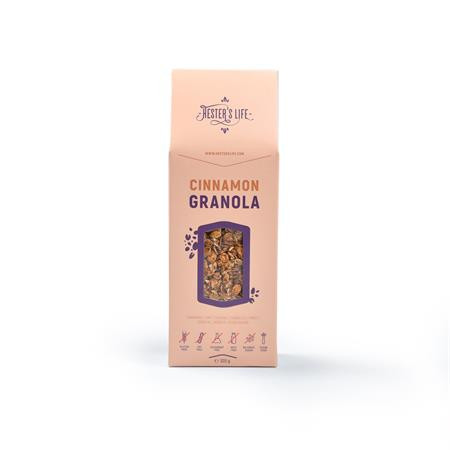Granola, 320 g, HESTER'S LIFE, fahéjas (KHE249)