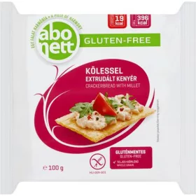   Extrudált kenyér, ABONETT, 100 g, köleses, gluténmentes (KHE296)
