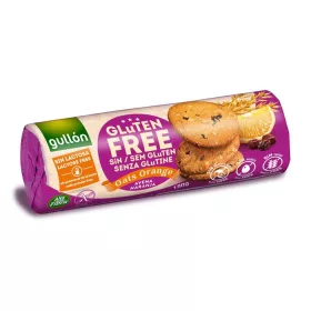  Keksz, 180 g, GULLÓN, gluténmentes, zabbal és naranccsal (KHE335)