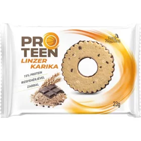   Linzer karika, 23 g, PROTEEN, rizsfehérjével és zabbal (KHE346)