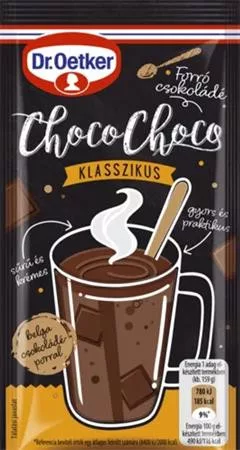 Forró csokoládé, 34 g, DR OETKER Choco-Choco, klasszikus (KHE370)