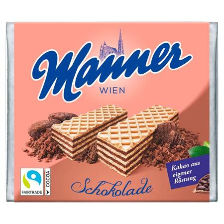 Csokoládés ostya, 75 g, MANNER (KHE372)