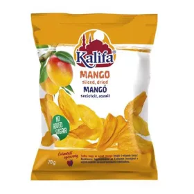 Aszalt mangó, szeletelt, 70 g, KALIFA (KHE386)