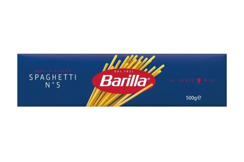 Száraztészta, durum, 500 g, BARILLA Spaghetti (KHE387)