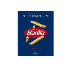 Száraztészta, durum, 500 g, BARILLA Penne Rigate (KHE388)