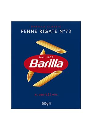 Száraztészta, durum, 500 g, BARILLA Penne Rigate (KHE388)