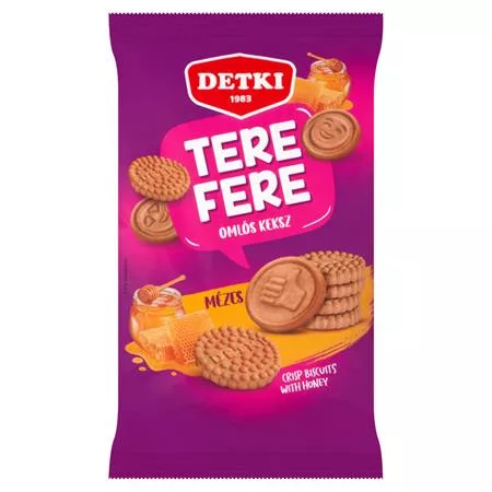 Omlós keksz, 180 g, DETKI Tere-Fere, mézes (KHE410)