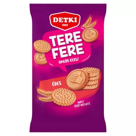 Omlós keksz, 180 g, DETKI Tere-Fere, édes (KHE411)