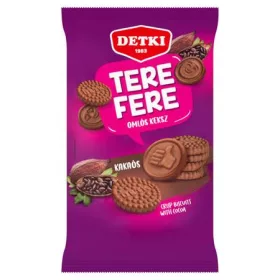 Omlós keksz, 180 g, DETKI Tere-Fere, kakaós (KHE412)