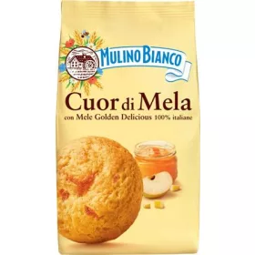   Keksz, 250 g, MULINO BIANCO Cuor di Mela, almadzsemmel töltött (KHE431)