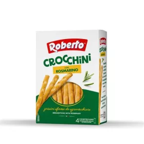   Ropogós kenyérrúd, 250 g, ROBERTO Crocchini, rozmaringos (KHE437)