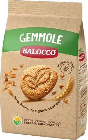 Reggeliző keksz, teljes kiőrlésű, 350 g BALOCCO Gemmole (KHE438)
