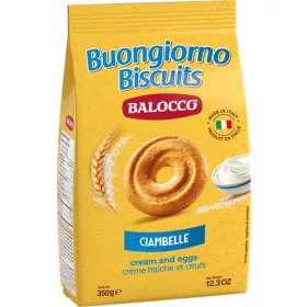 Reggeliző keksz, 350 g BALOCCO Ciambelle (KHE439)