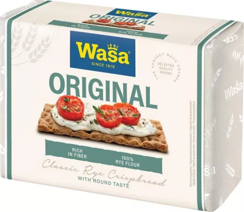 Ropogós kenyér, rozslisztből, 275 g, WASA Original (KHE446)