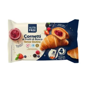   Croissant, glutén- és laktózmentes, 4x60 g, NUTRIFREE, erdei gyümölcsös (KHE450)