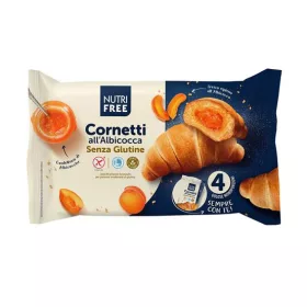   Croissant, glutén- és laktózmentes, 4x60 g, NUTRIFREE, sárgabarackos (KHE451)