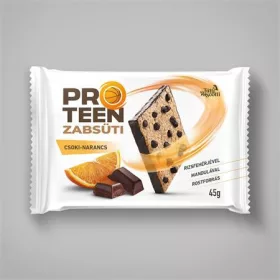 Zabsüti, 45 g, PROTEEN, csoki-narancs (KHE459)
