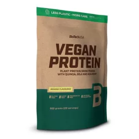   Táplálékkiegészítő, 500g, vegán, BIOTECH USA, banán (KHEBIOUSA13)