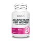 Multivitamin, 60 tabletta, nőknek, BIOTECH USA (KHEBIOUSA23)