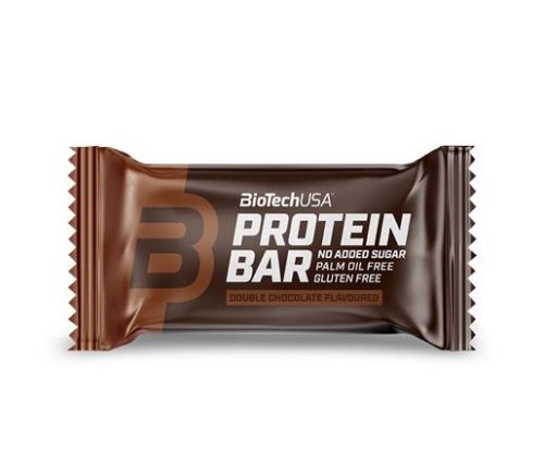 Fehérjeszelet, gluténmentes, 35g, BIOTECH USA, dupla csokoládé (KHEBIOUSA31)