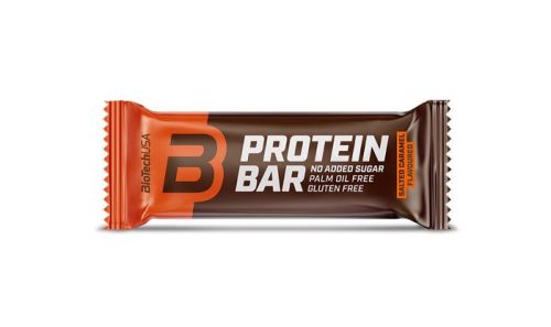 Fehérjeszelet, gluténmentes, 70g, BIOTECH USA, sós karamell (KHEBIOUSA35)