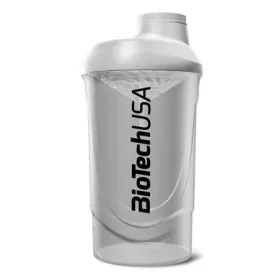   Keverőpalack, 600ml, BIOTECH USA Wave Shaker, átlátszó (KHEBIOUSA65)