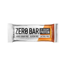   Fehérjeszelet, gluténmentes, 50g, BIOTECH USA Zero Bar, csokoládé-karamell (KHEBIOUSA74)