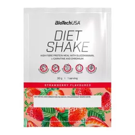   Étrend-kiegészítő italpor, 30g, BIOTECH USA Diet Shake, eper (KHEBIOUSA82)