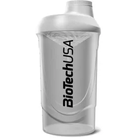   Keverőpalack, 600ml, BIOTECH USA Wave Shaker, fekete-füst (KHEBIOUSA87)